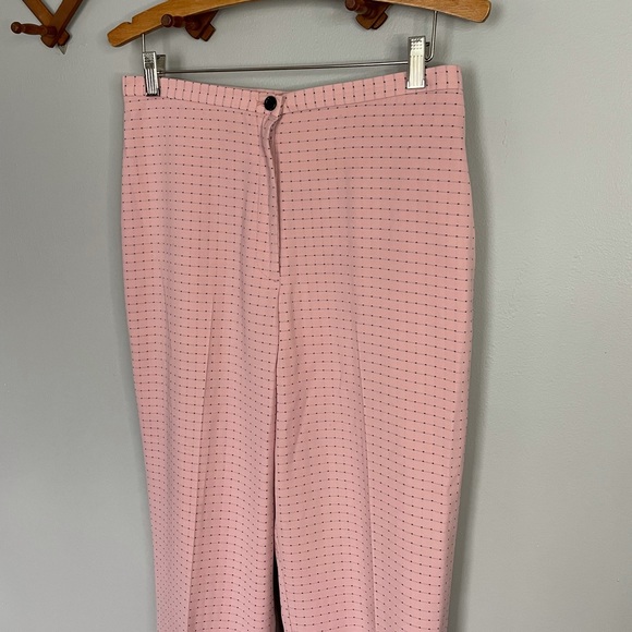 3/$25! Pink and Black Grid Dress Pants 90’s Y2K - Picture 1 of 7
